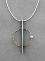 Mar of Santa Barbara: Sterling Silver & Gold Filled Necklace - NM222