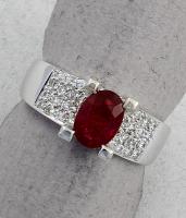 Michael Chang - Ruby & Diamond Ring MC-07271-24