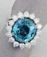 Michael Chang - Zircon & Diamond Ring MC-10386-02