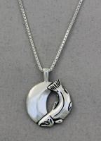 Jeff McKenzie - Pacific Coast Pendant - 108 Salmon Coming Home Moon