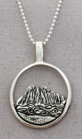 Jeff McKenzie - Pacific Coast Pendant - 923 - Morro Rock