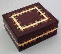 Natural Renaissance: NR05 Magnetic Box - Purple Heart and Assorted Hardwoods