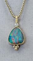 Patrick Murphy - Opal & Diamond Pendant 20107-01