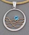 Peter James Pendant - 4694CO Blue Topaz