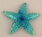 Gibbons - Starfish - Aqua on Chartreuse
