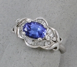 Michael Chang - Tanzanite & Diamond Ring MC-07271-25