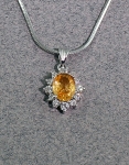 Michael Chang - Sapphire & Diamond Pendant MC-12152-15