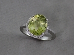 Stanton Color - Lemon Quartz & Diamond Ring SC-13164-11