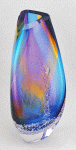 Buzz Blodgett - Seafoam Jewel Tall Triangle Vase