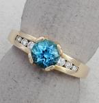 C. Priolo: Terry Seaver - Ring Blue Topaz SD2910