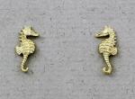 The Touch: Earrings Gold 14K Seahorse G2-554