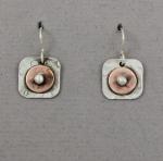 Joanna Craft - Earrings: Sterling Silver and Copper - E101