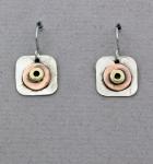 Joanna Craft - Earrings: Sterling Silver, Copper and Brass - E118