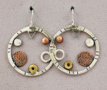 Joanna Craft - Earrings - Sterling Silver, Copper & Brass - E50