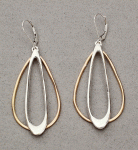 J & I - Sterling Silver & Gold Filled Earrings - GFX922E