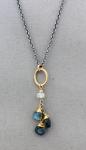 J & I Sterling Silver and 14k Gold Filled Necklace - LGX219N