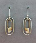 Mar of Santa Barbara: Sterling Silver & Gold Filled Earrings - EM372