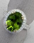 Michael Chang - Peridot & Diamond Ring MC-10321-10