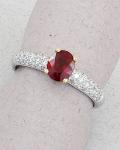 Michael Chang - Ruby & Diamond Ring MC-10321-12