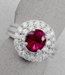 Michael Chang - Rubellite & Diamond Ring MC-15197-05