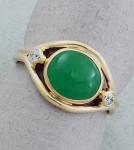 Patrick Murphy - Jadeite & Diamond Ring 22135-01