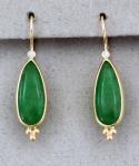 Patrick Murphy - Jadite & Diamond Earrings 22135-03