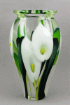 Scott Bayless - Large Vase - White 6 Calla Lily
