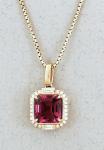 Stanton Color - Pink Tourmaline & Diamond Pendant SC - 22029-03