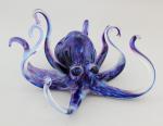 Hopko Art Glass - Purple & Blue Octopus