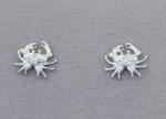 The Touch: Earrings Sterling Tiny Crab S2-514