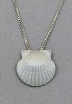 The Touch: Pendant Sterling Scallop Shell S1-275