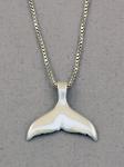 The Touch: Pendant Sterling Whale's Tail S1-678