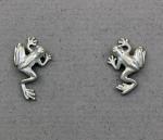 The Touch: Earrings Sterling Silver Frogs S2-048