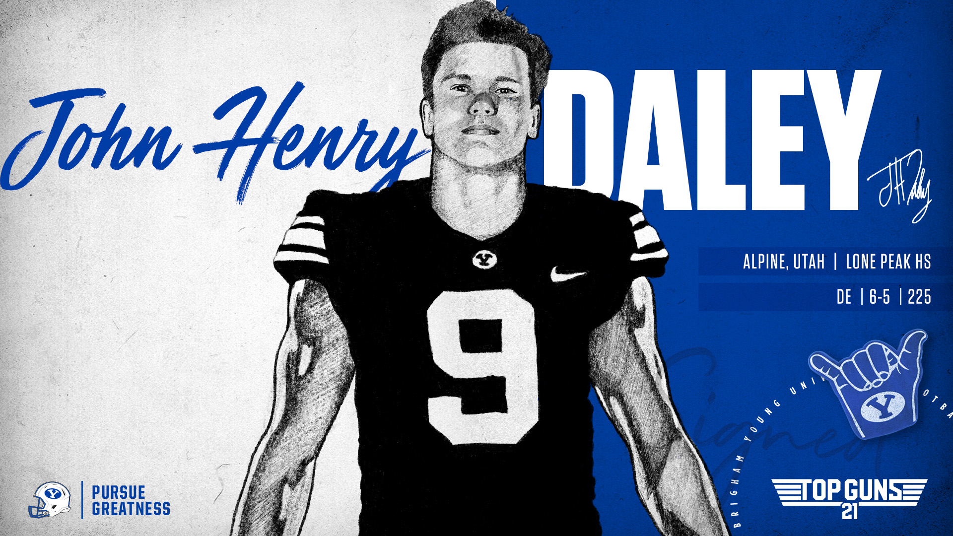 John Henry Daley signs with BYU