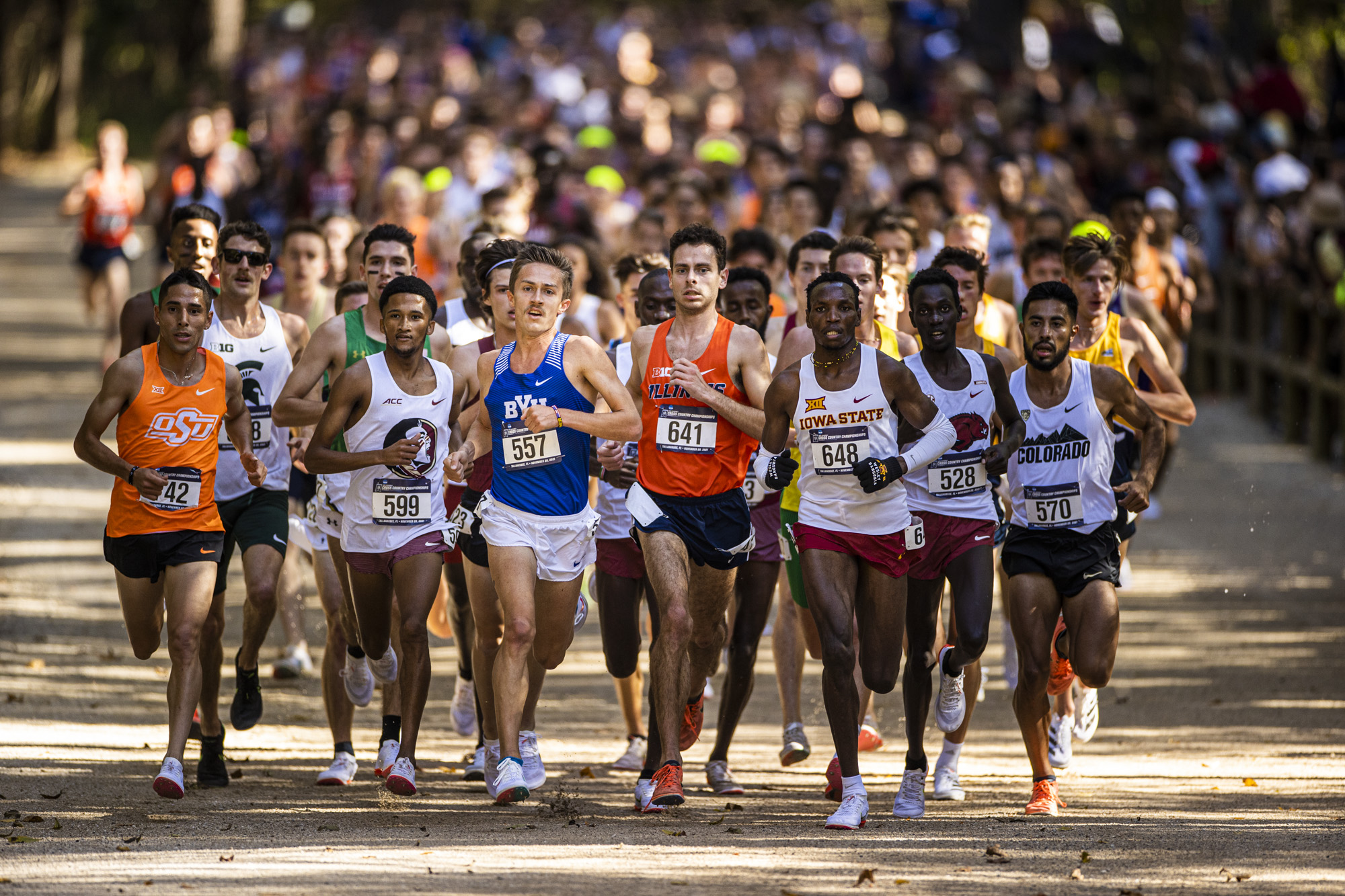 Conner Mantz runs at 2021 nationals