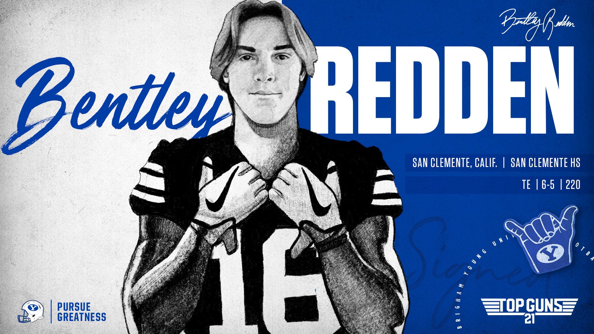 Bentley Redden signs with BYU