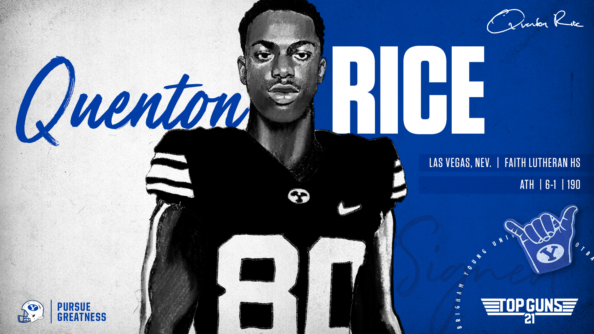 Quenton Rice signs with BYU
