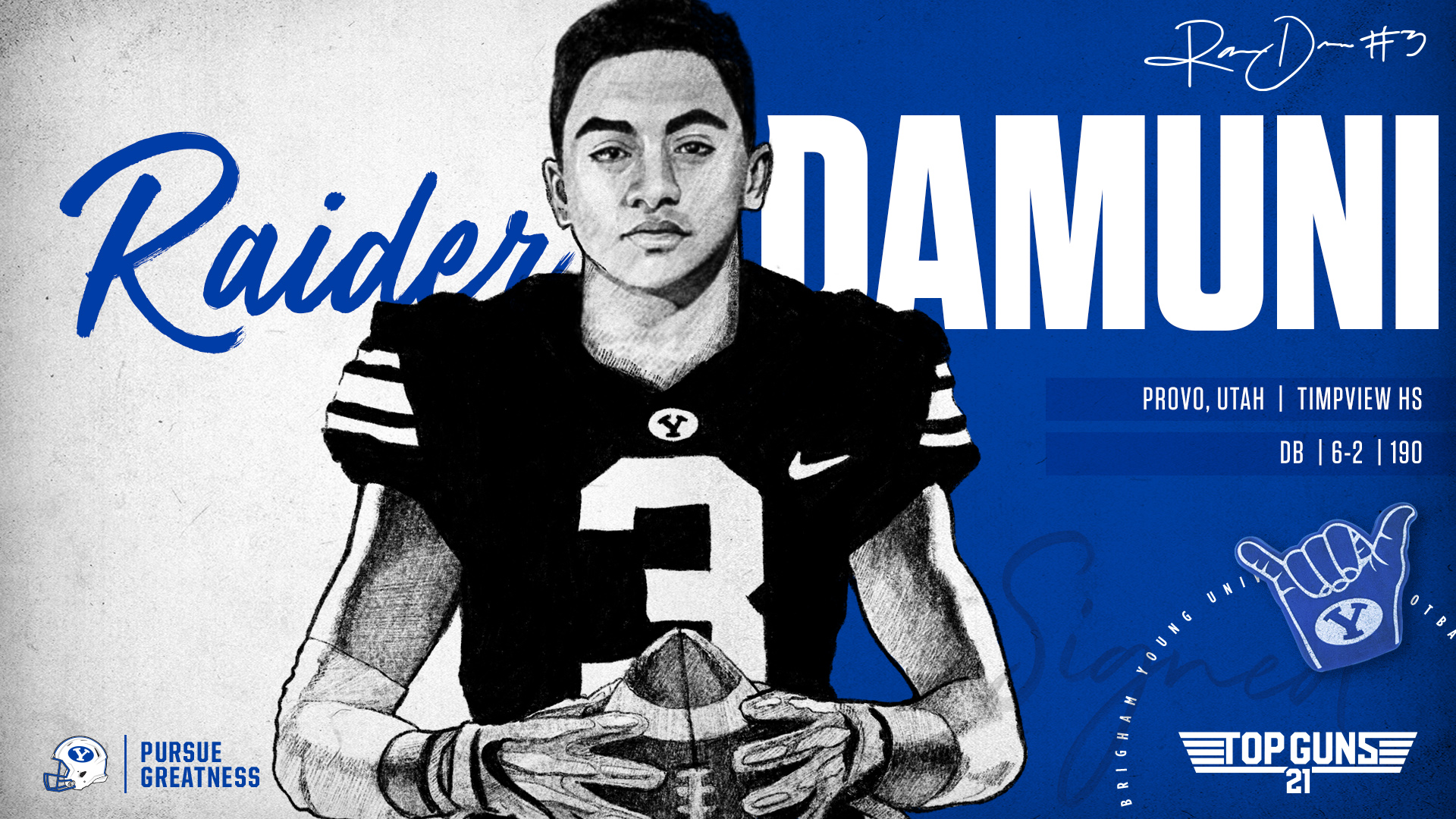 Raider Damuni signs with BYU