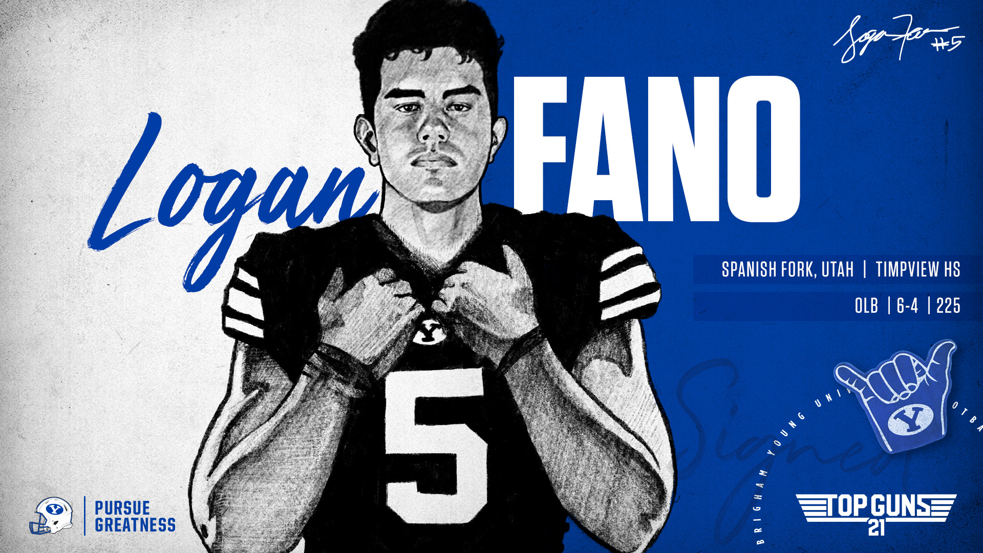 Logan Fano signs with BYU