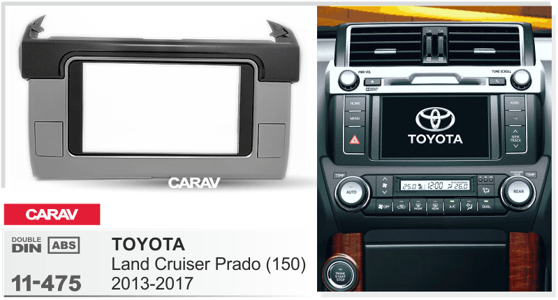 Carav-Parts 2-Din Levy Toyota Landcruiser 150