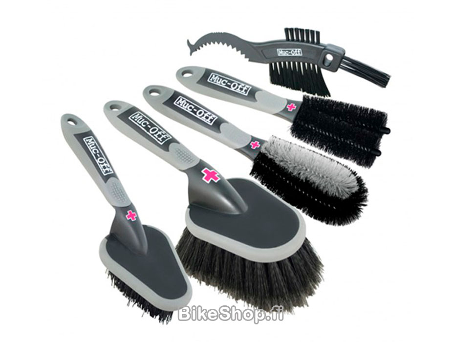 Muc-Off harjasetti, 5 harjaa
