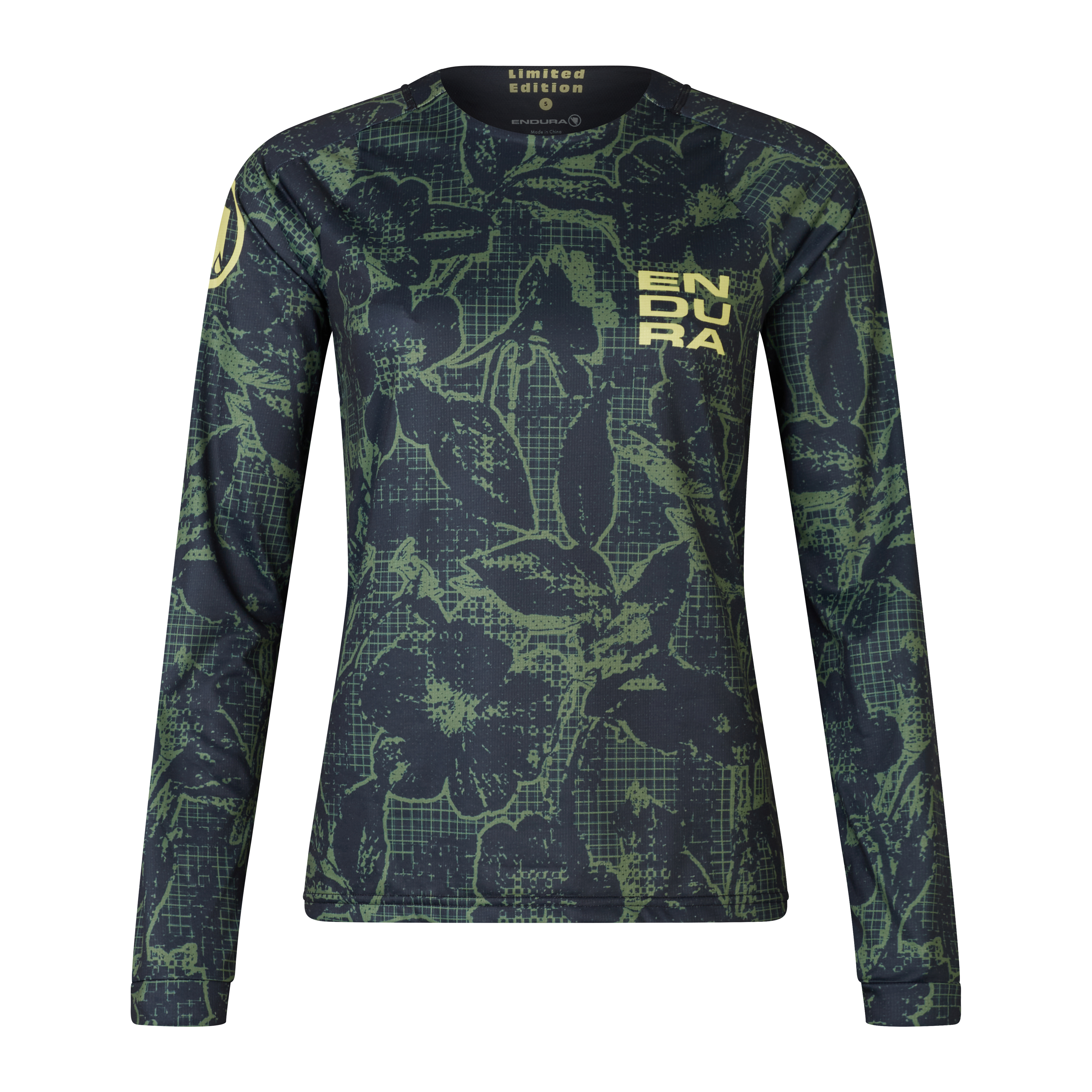 Endura Women's LTD Printed L/S - Black