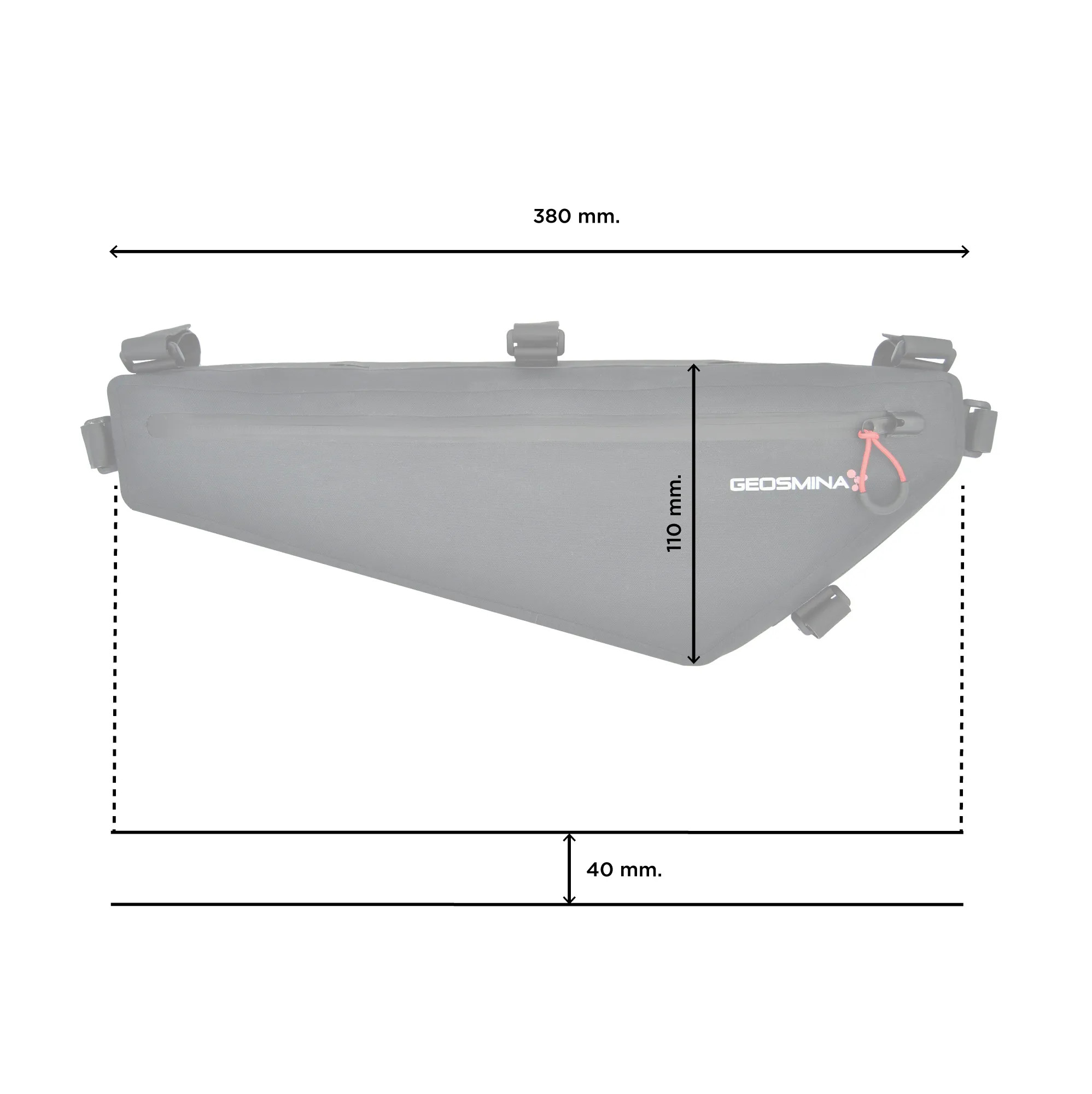 Geosmina Small Frame Bag Gravel