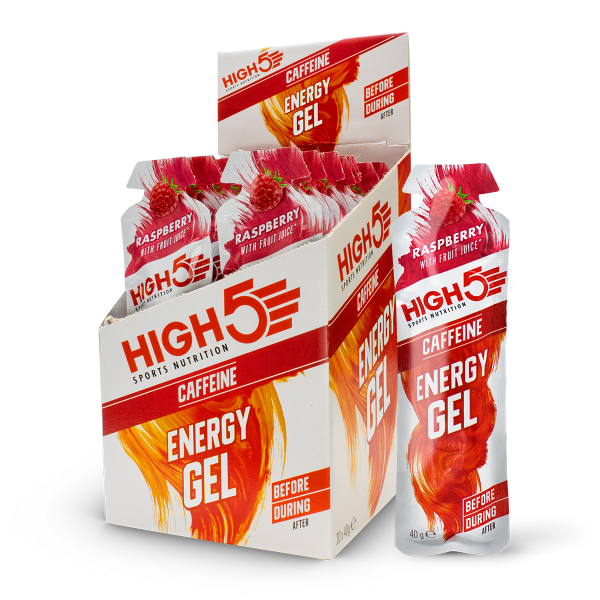 HIGH5 ENERGIAGEELI KOFEIINI RASPBERRY 40g