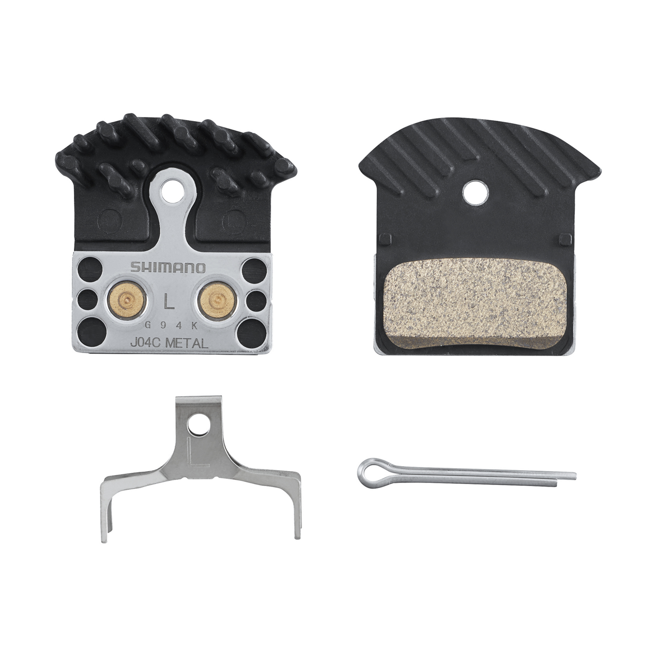 Shimano levyjarrupala J04C-MF metalli, rivat