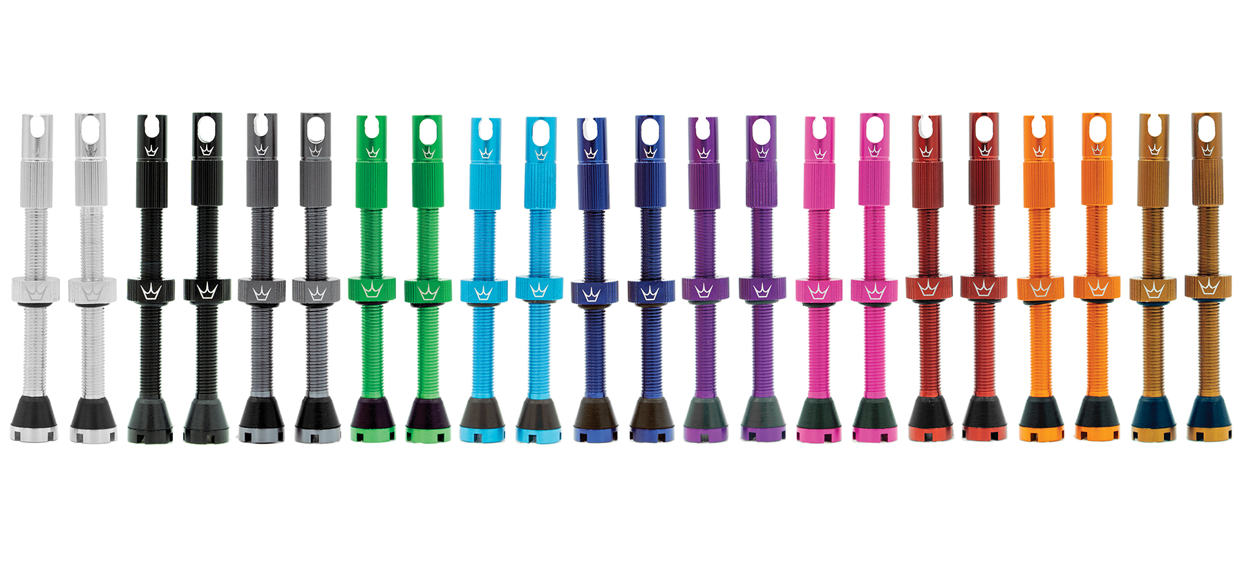 Peaty's Chris King tubeless venttiilit 60mm, pari