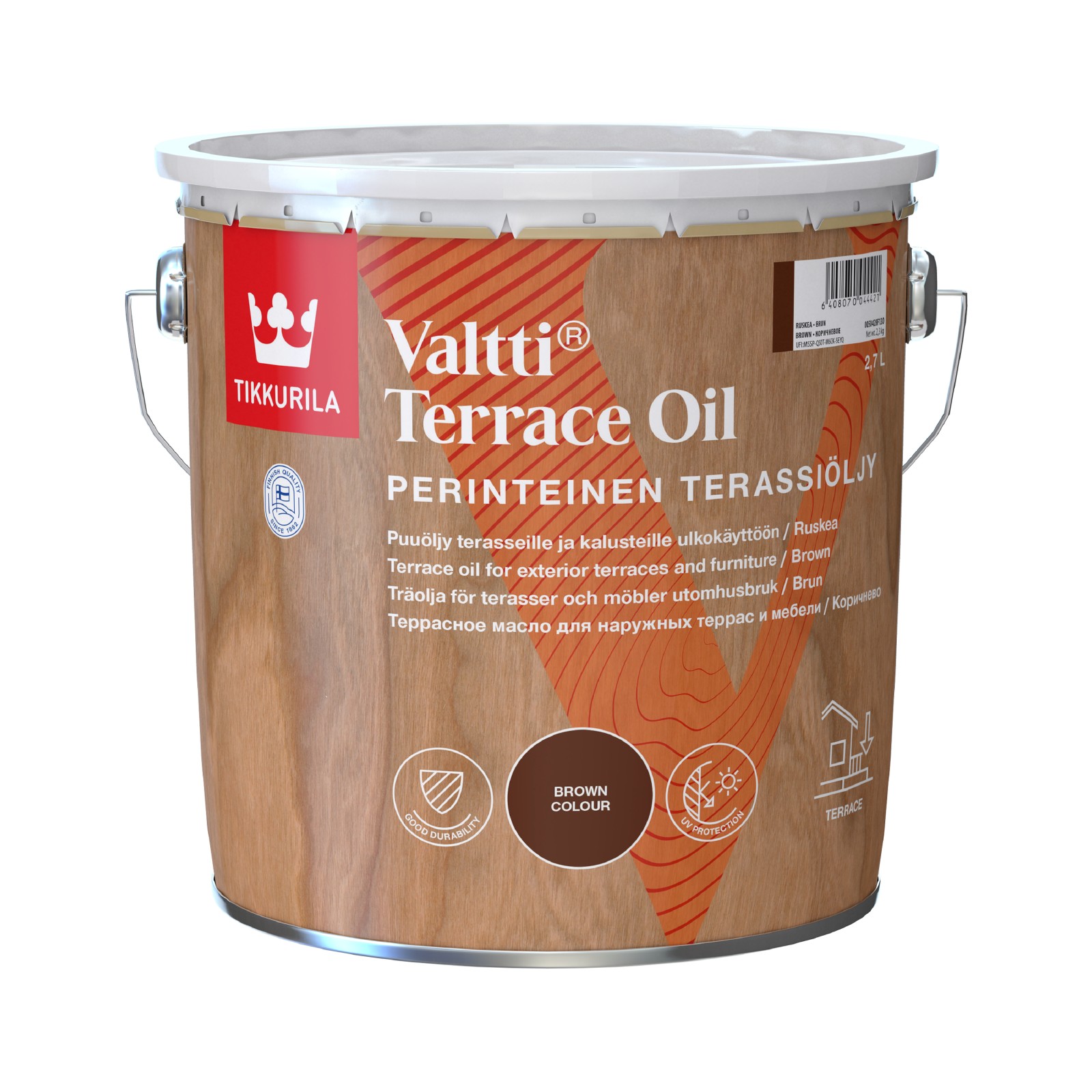 Valtti Terrace Oil Terassiöljy 2,7l ruskea