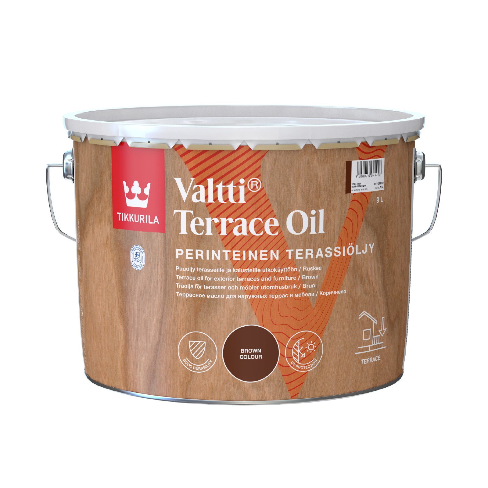 Valtti Terrace Oil Terassiöljy 9l ruskea