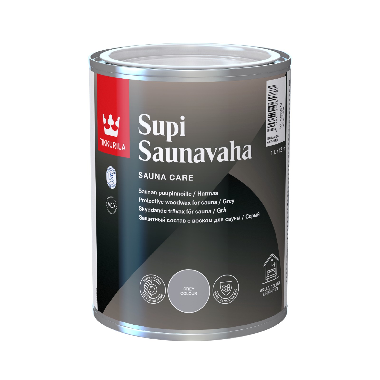 Supi Saunavaha Harmaa 1L