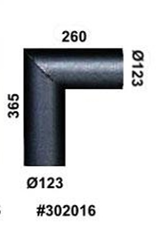 Narvi Yhdyshormi Ø123/119 90°